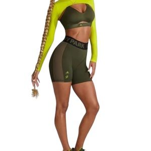 Adidas by Ivy Park by Peloton Cycling Shorts NWT (MBin)
